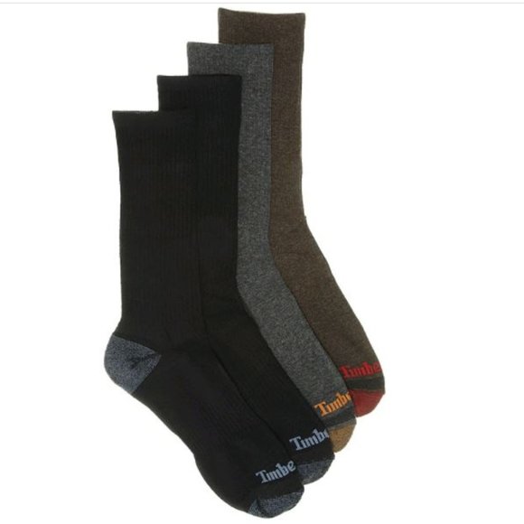 Timberland Other - Timberland Outdoor Leisure Crew Socks 4PK